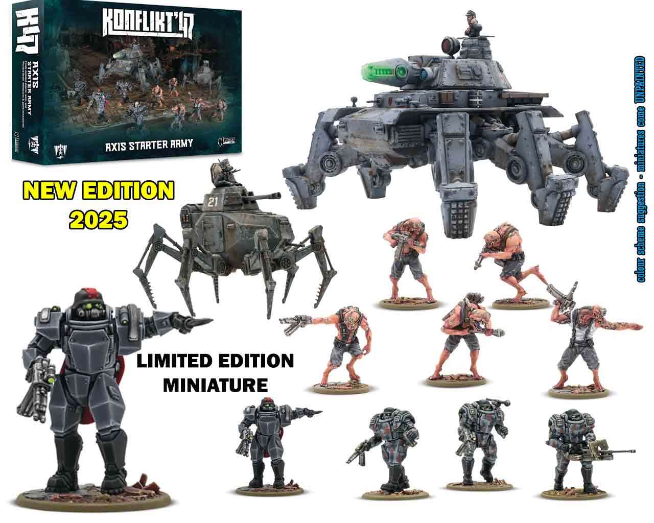 Konflikt '47 Ny utgåva 2025 Axis Startarmé warlord games