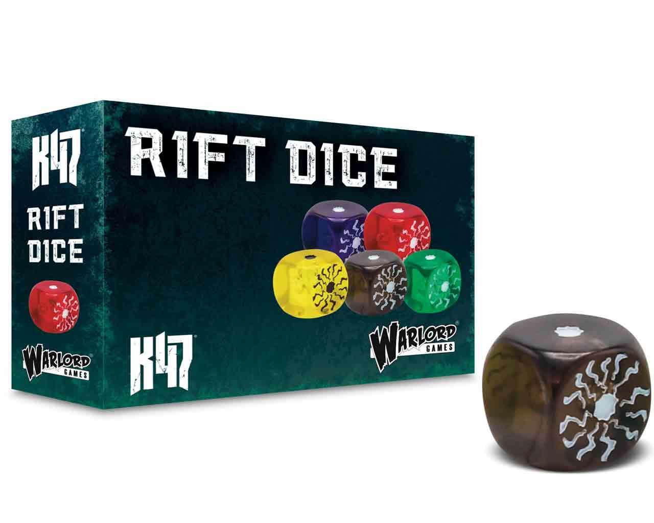 Konflikt '47 Ny Utgåva 2025 Rift Dice Grå warlord games
