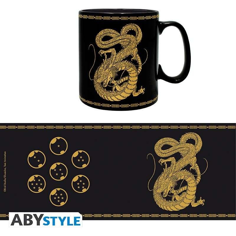 Dragon Ball Golden Shenron Mug – En unik samlarartikel - Robotto