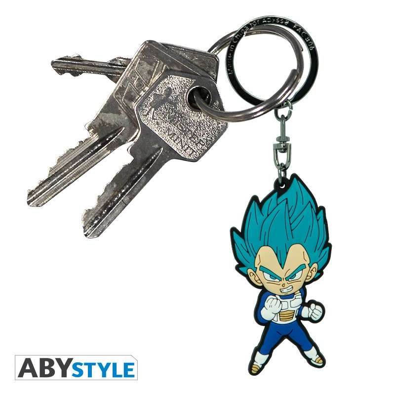 Dragon Ball Super Vegeta Saiyan Blue PVC Nyckelring abystyle studio