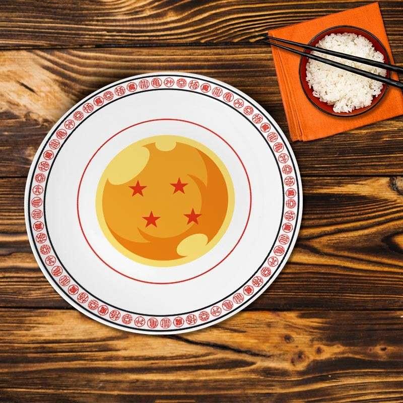 Dragon Ball Emblem Set Tallrikar (4x) - Robotto