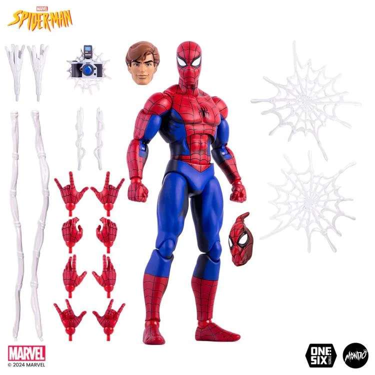 Spider-man den animerade serien Spider-man 1/6 skala figur mondo