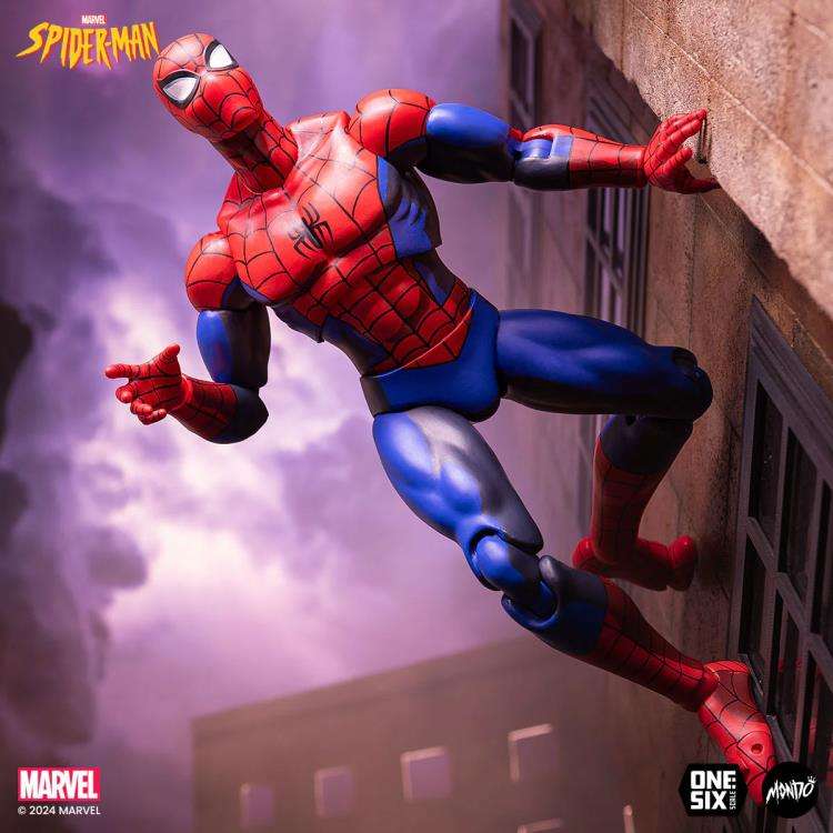 Spider-man den animerade serien Spider-man 1/6 skala figur mondo