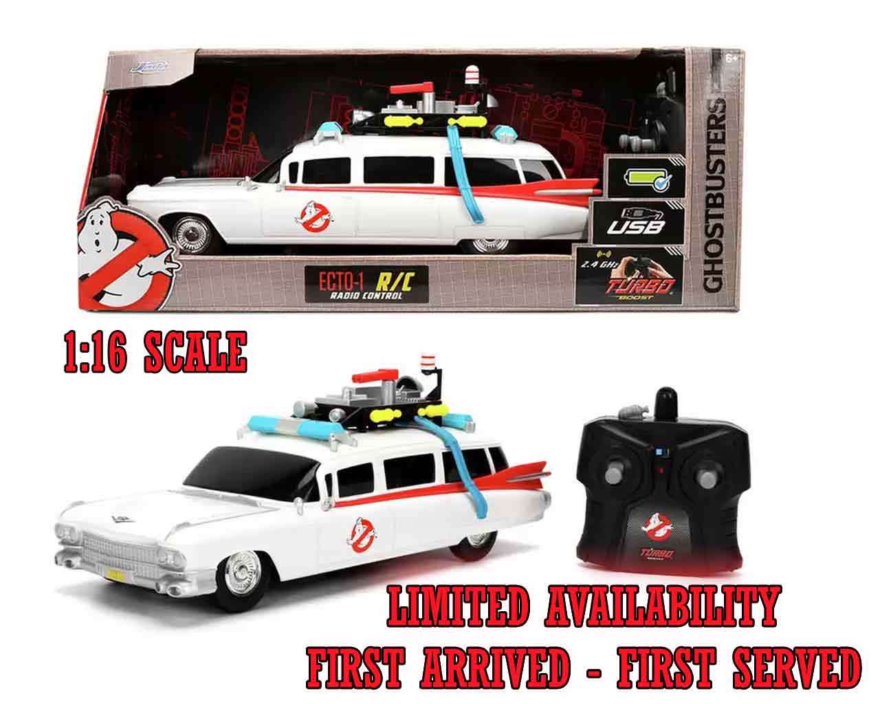 Ghostbusters - Ecto-1 - 1:16 fjärrstyrd modell jada toys