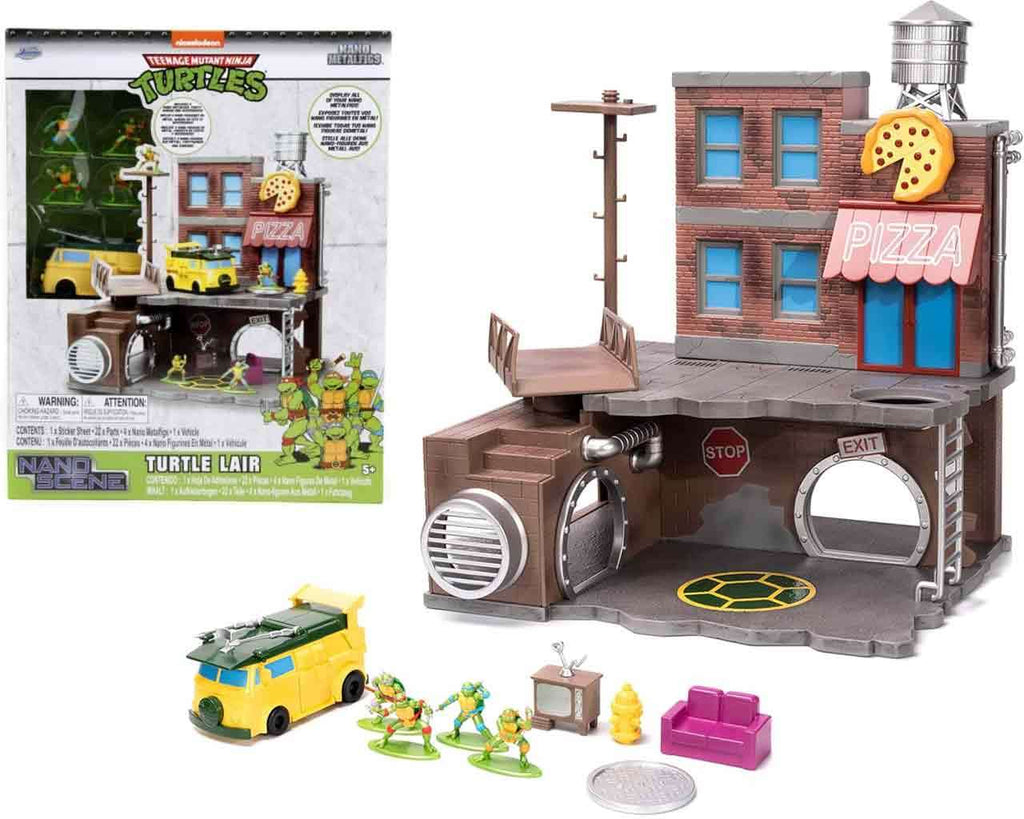 Teenage Mutant Ninja Turtles - Lair Diorama Nano Scene jada toys