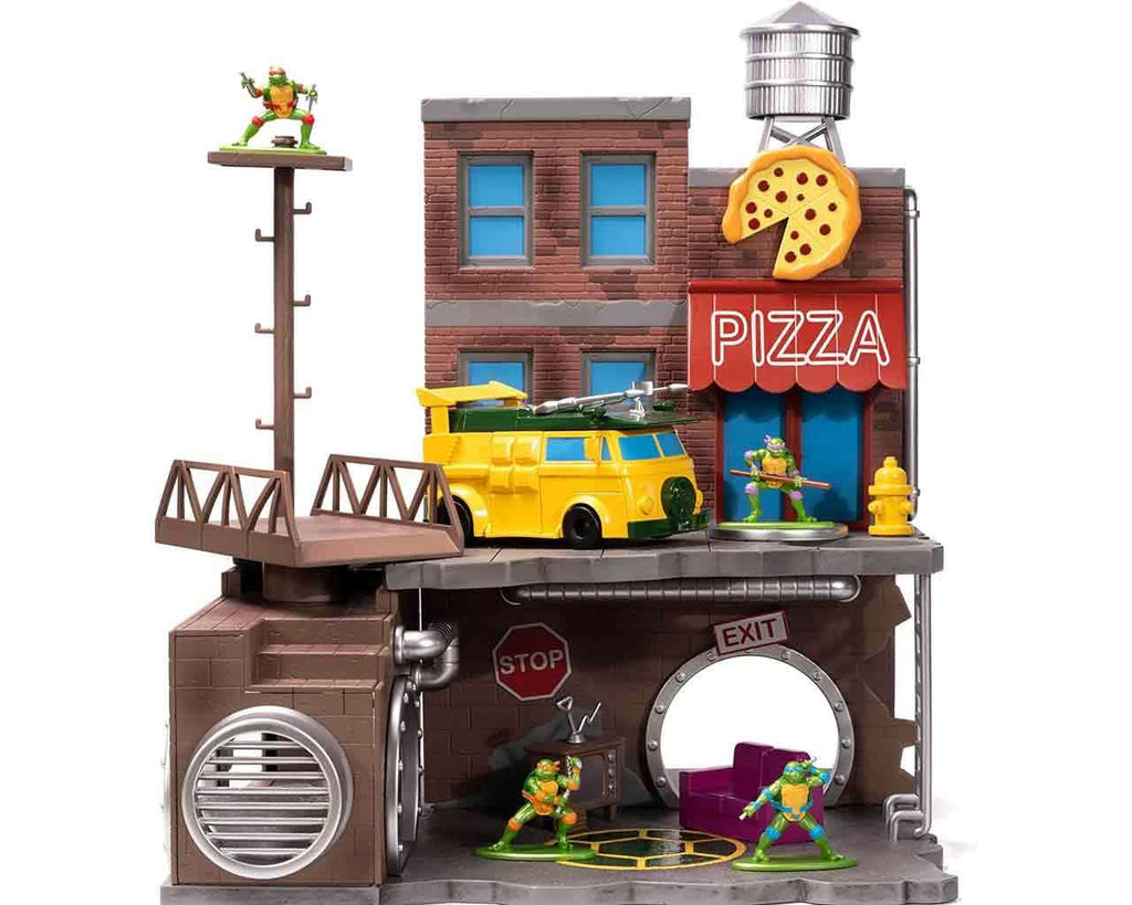 Teenage Mutant Ninja Turtles - Lair Diorama Nano Scene jada toys