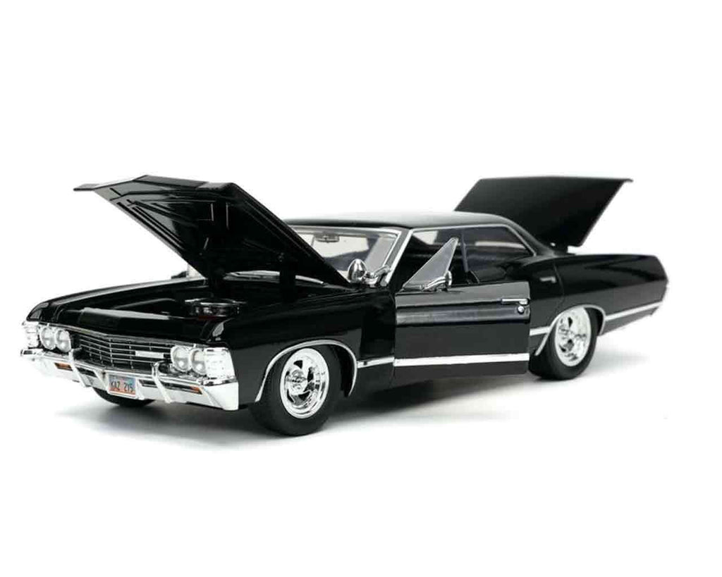 Supernatural - 1967 Chevrolet Impala med Dean Winchester - 1:24 Die-Cast Modell jada toys