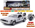 Back to the Future Part I - 1982 DeLorean DMC-12 med Frost Effekt - 1:24 Die-cast Modell Limited Edition jada toys