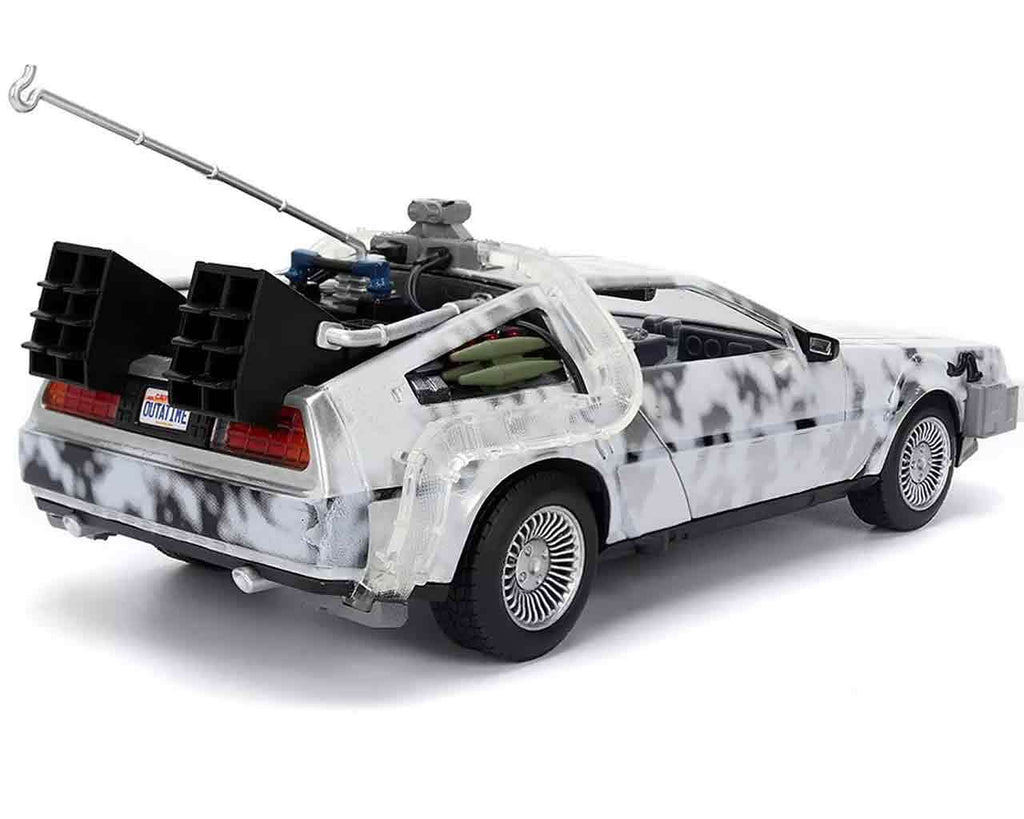 Back to the Future Part I - 1982 DeLorean DMC-12 med Frost Effekt - 1:24 Die-cast Modell Limited Edition jada toys