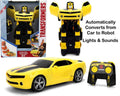 Transformers - Bumblebee med fjärrkontroll: Förvandlas till robot jada toys