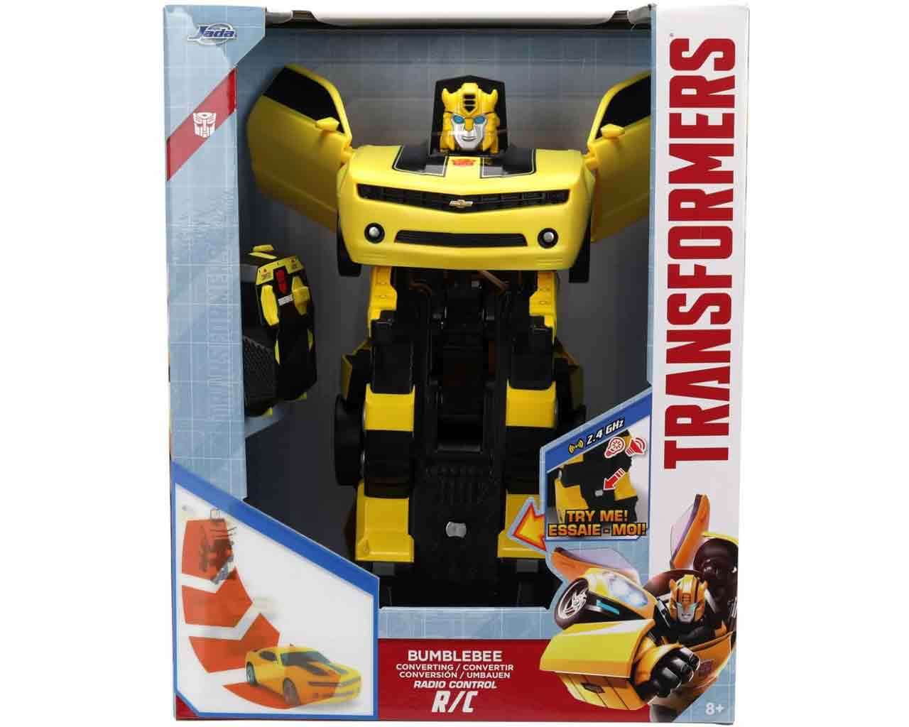 Transformers - Bumblebee med fjärrkontroll: Förvandlas till robot jada toys