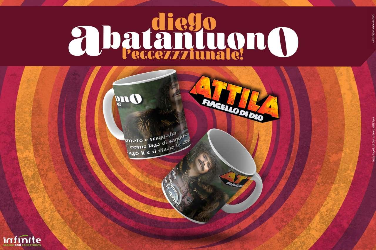 Diego Abatantuono Attila Mug - Elegant Kaffeekopp för Vardagsbruk - Robotto