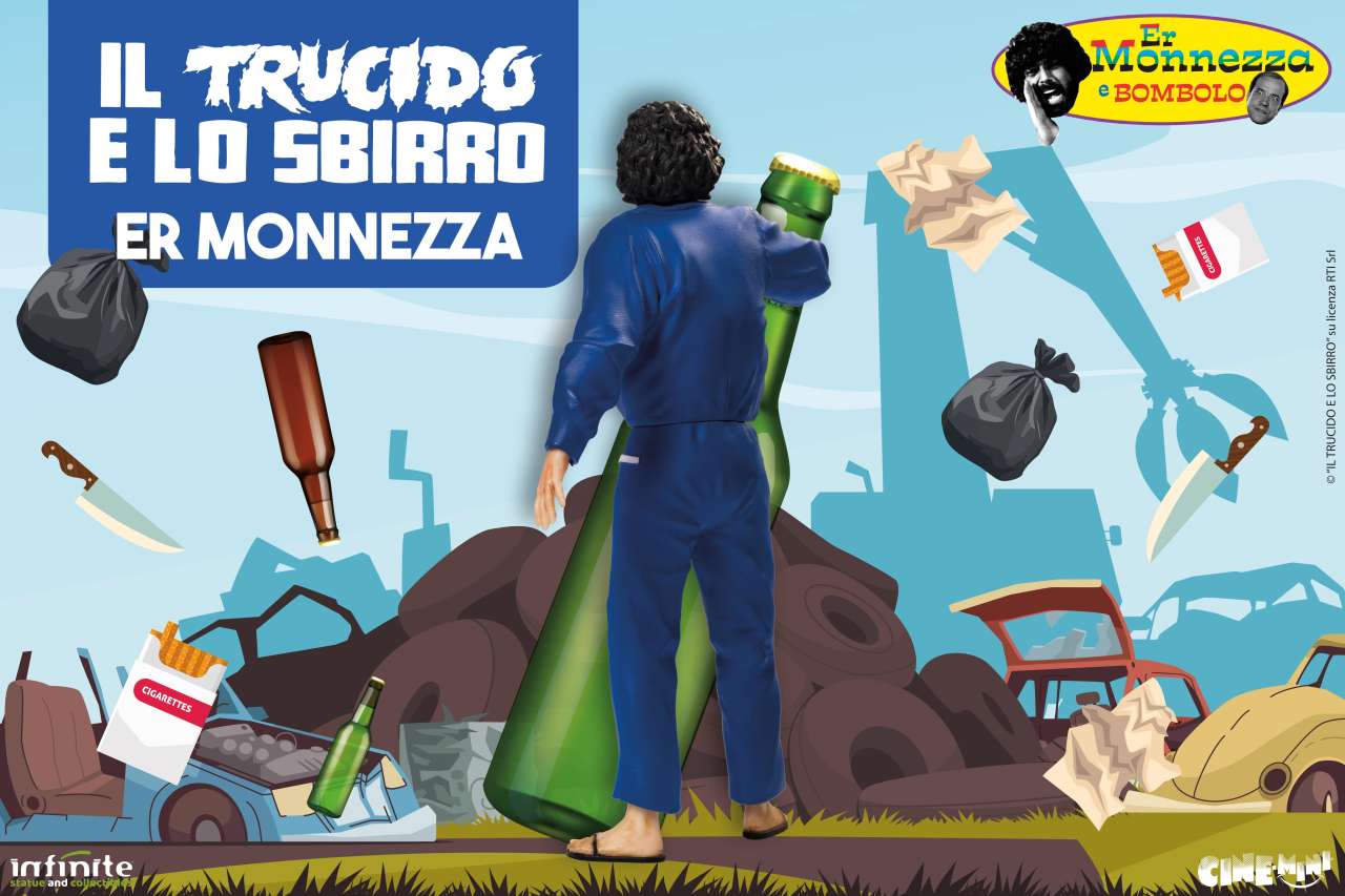 Er Monnezza och Trucido & Sbirro Cine-Mini PVC Figurer infinite statue