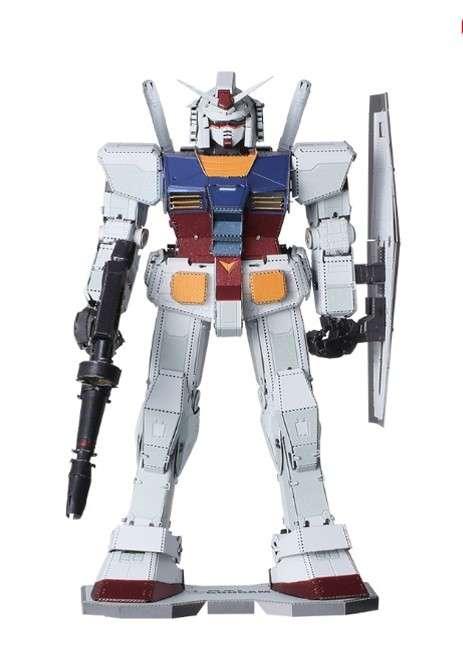Gundam Metallic Nano Puzzle RX-78-2 - Byggsats i Metall - Robotto
