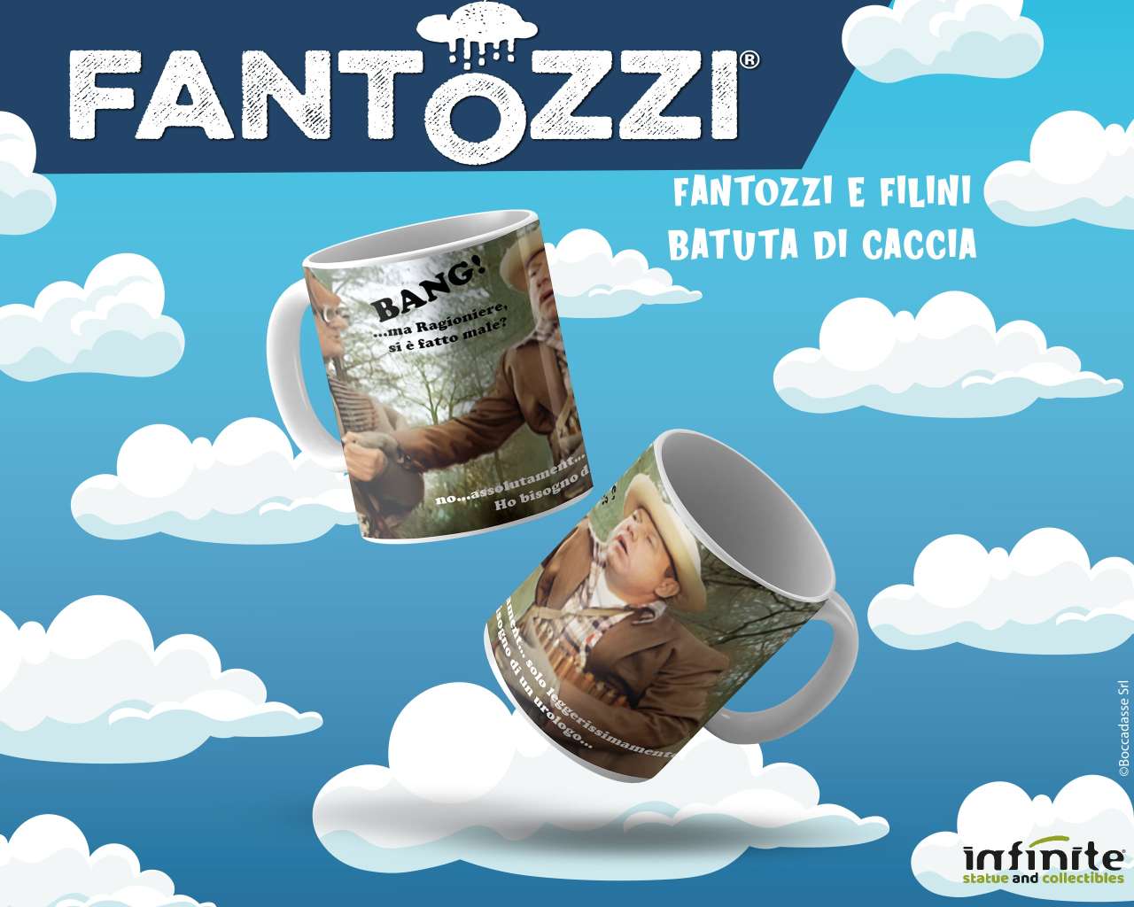 Fantozzi e Filini Battuta di Caccia Mug infinite statue