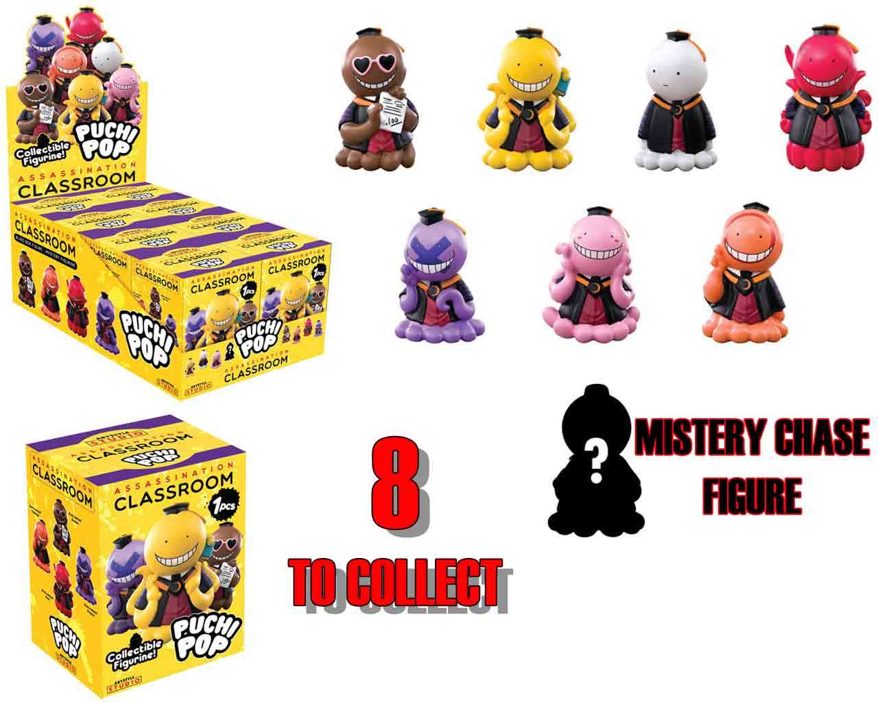 Assassination Classroom - Figurine Puchipop - Blind Boxes Display (8) abystyle studio