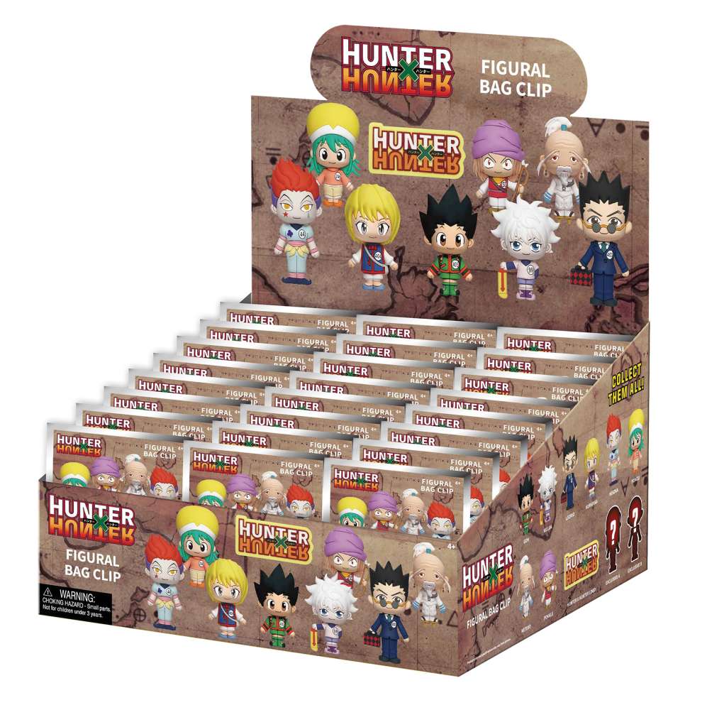 Hunter x Hunter S1 Bag Clip Blind Box Display (24) monogram