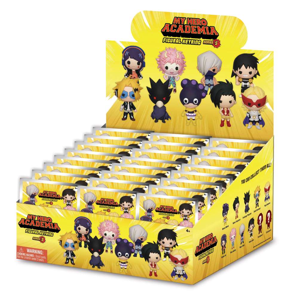 My Hero Academia Series 5 Bag Clip Blind Box Display (24) Robotto
