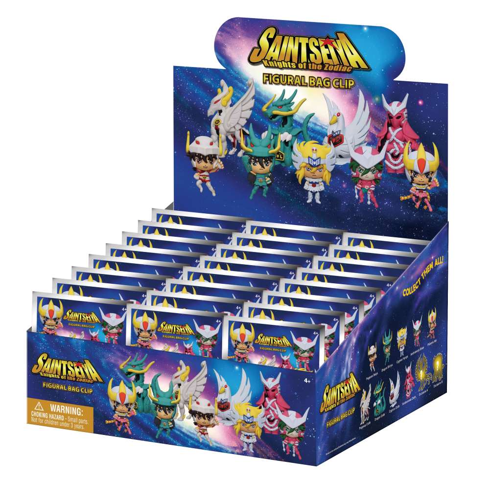 Saint Seiya S1 Bag Clip Blind Box Display (24) monogram