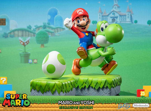 Super Mario Mario & Yoshi Exclusive Edition Statue first4figures