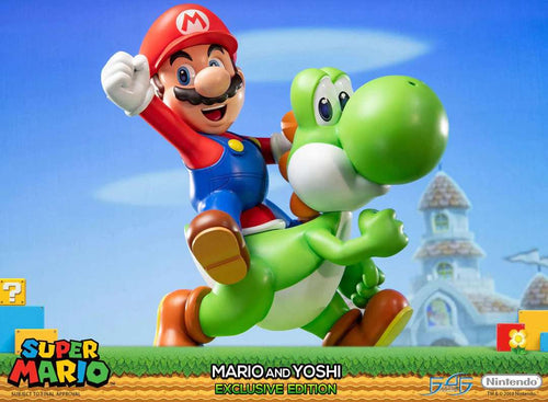 Super Mario Mario & Yoshi Exclusive Edition Statue first4figures