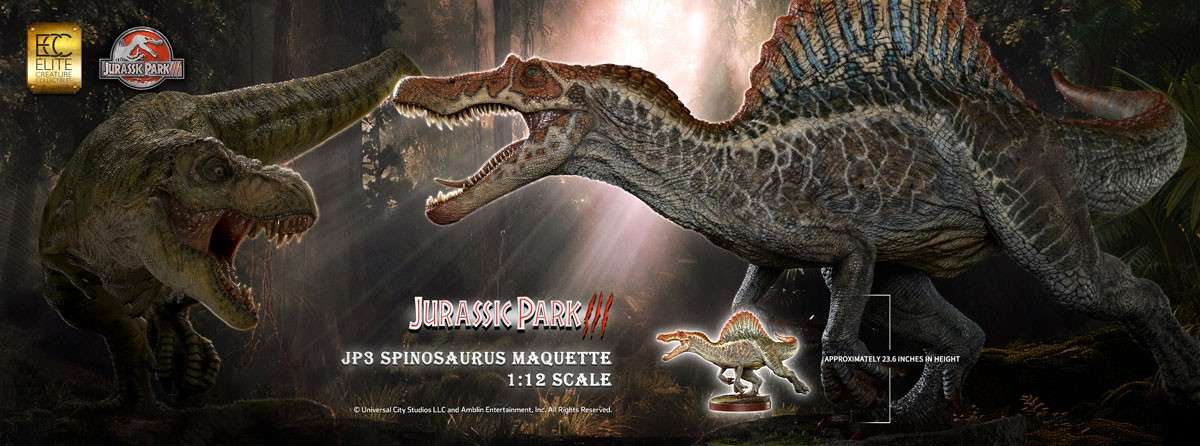 Jurassic Park 3 Spinosaurus 1:12 Maquette elite creature collectibles