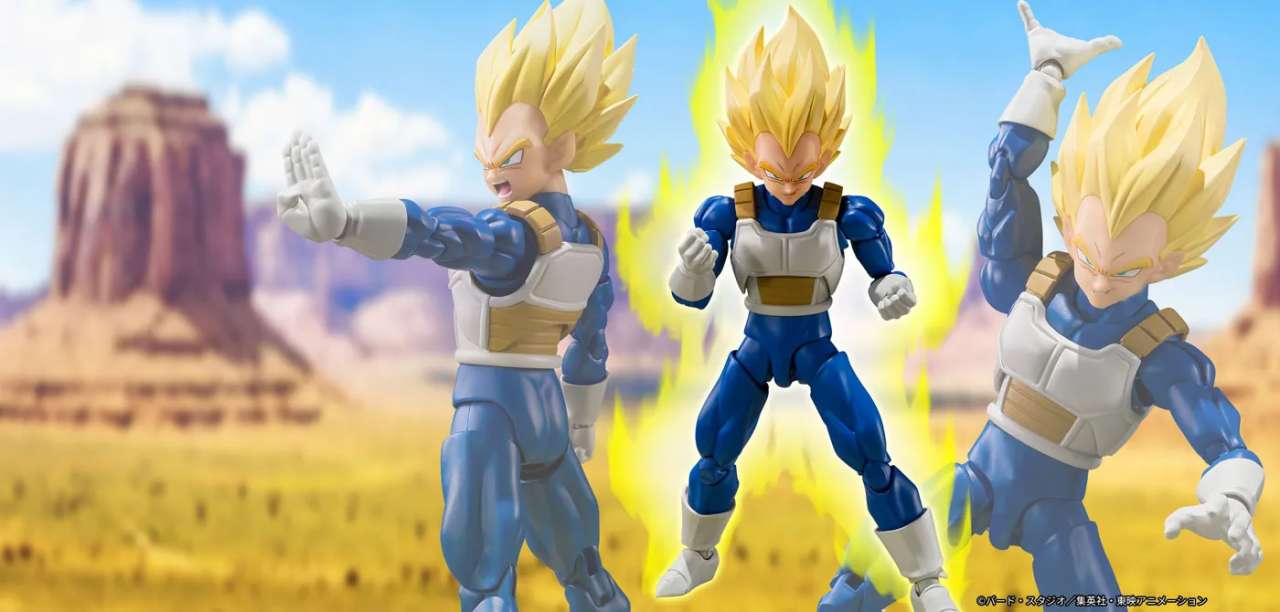 Dragon Ball Z Super Saiyan Vegeta Dangerous Pride SHF bandai