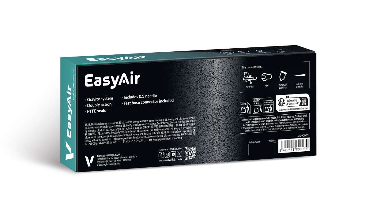 Airbrush Easyair av Vallejo - Perfekt för Konst och Hobby vallejo