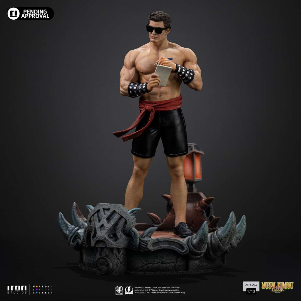 Mortal Kombat Johnny Cage 1/10 Statue iron studios