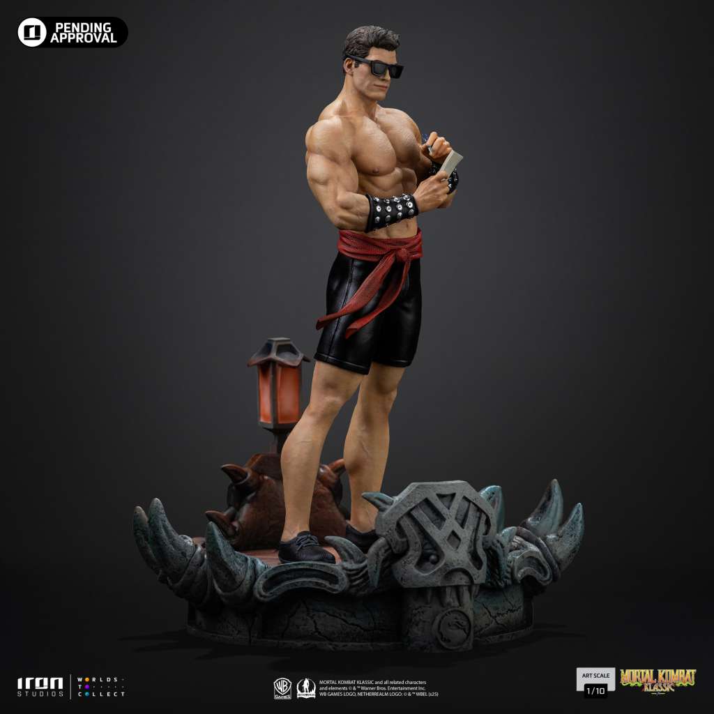 Mortal Kombat Johnny Cage 1/10 Statue iron studios