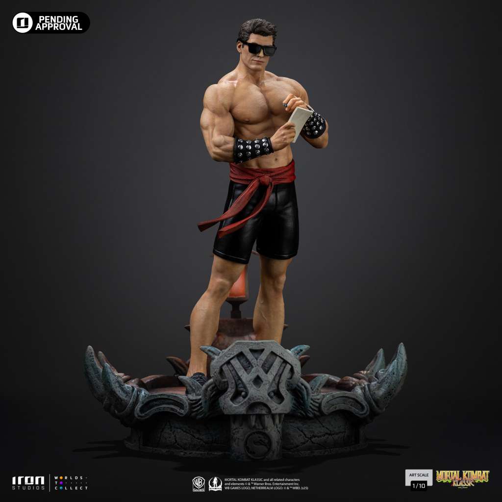 Mortal Kombat Johnny Cage 1/10 Statue iron studios