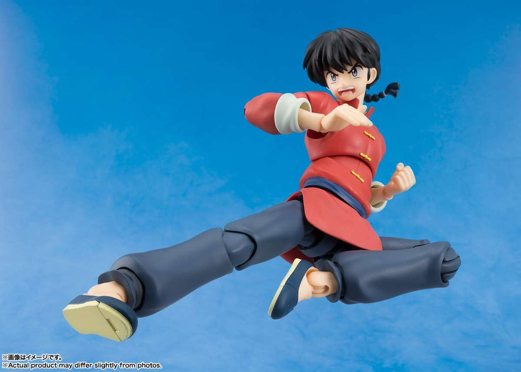 Ranma 1/2 Ranma Saotome S.H. Figuarts - Högkvalitativ Samlarfigur bandai