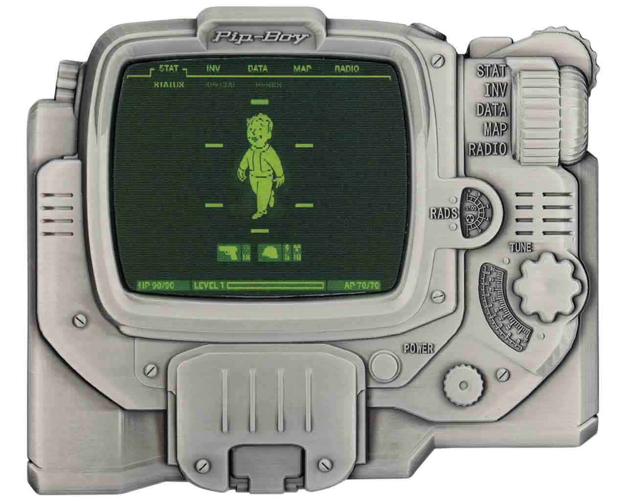 Fallout Pip-Boy Lenticular Ingot - Samlarobjekt för Fans fanattik