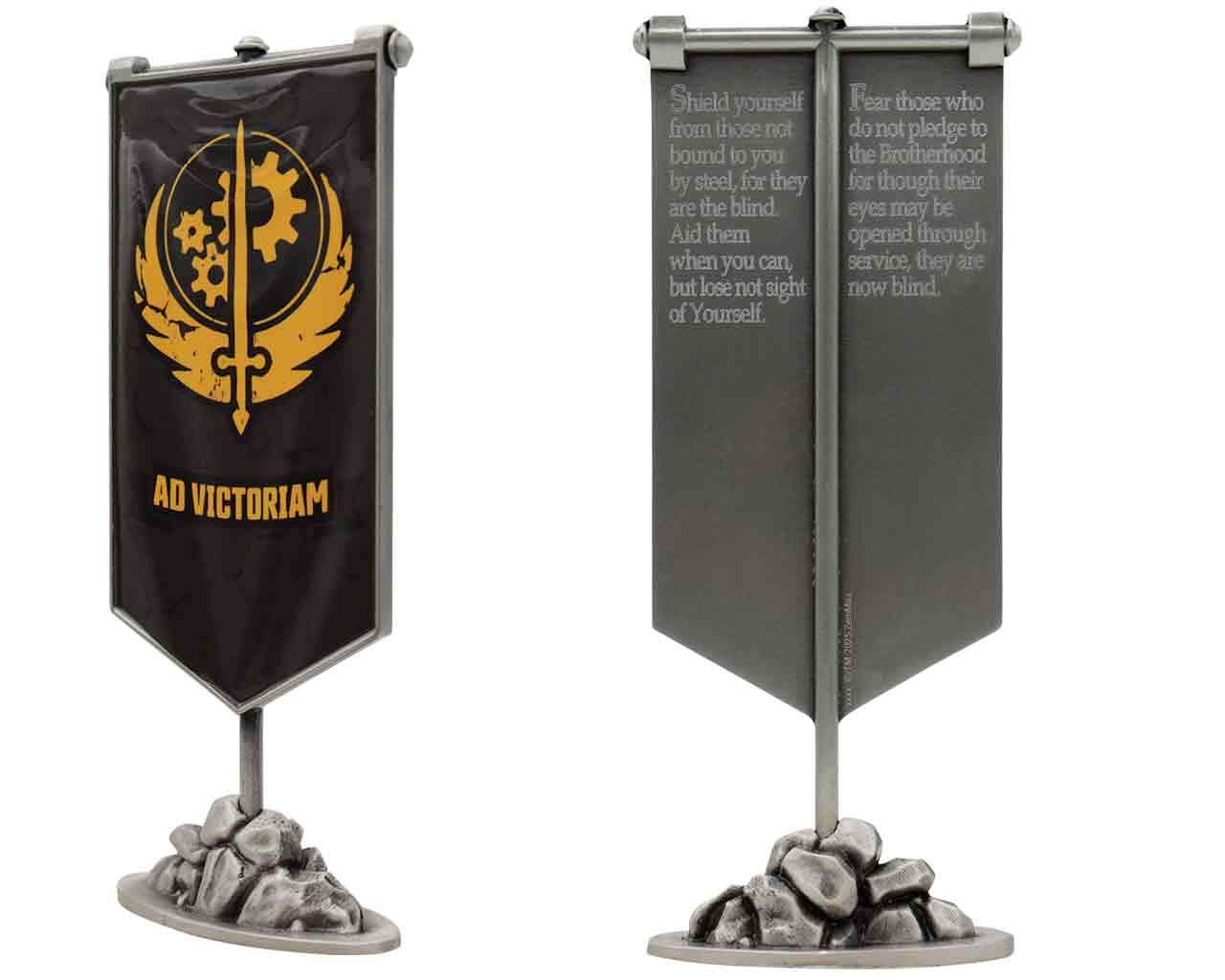 Fallout Brotherhood of Steel Metallbanner fanattik