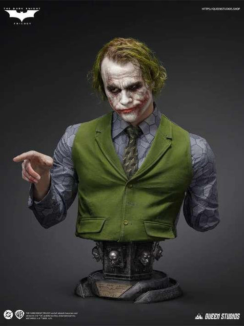 The Dark Knight Joker Livsstorlek Bust - Robotto