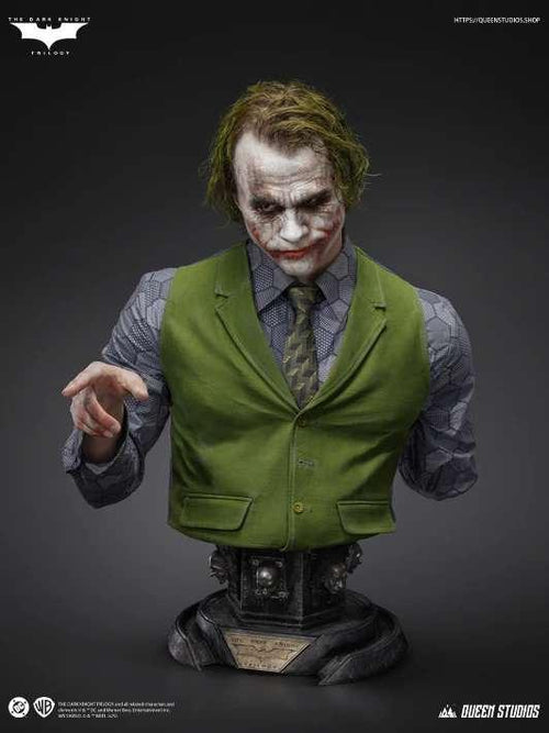 The Dark Knight Joker Livsstorlek Bust - Robotto