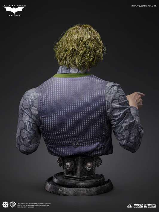 The Dark Knight Joker Livsstorlek Bust queen studios