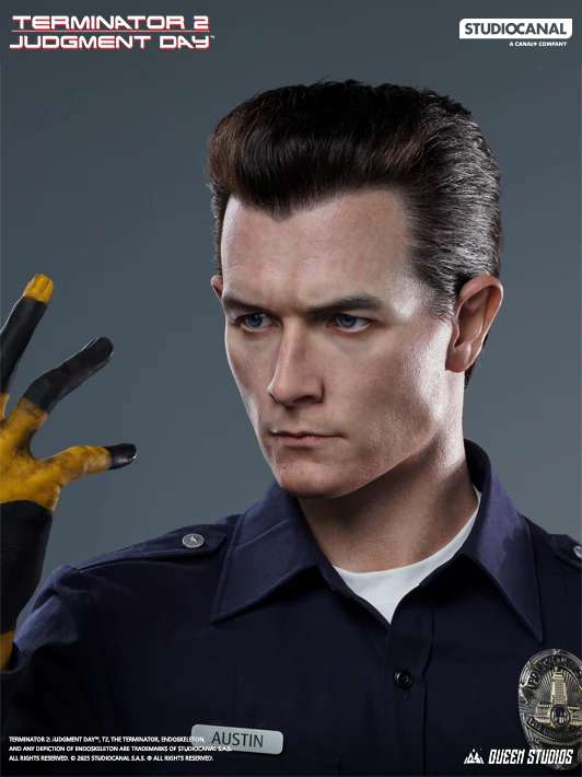 Terminator 2 T-1000 Livsstorlek Bust - Samlarobjekt queen studios