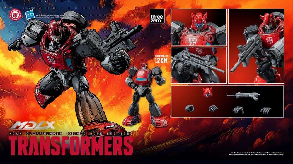 Transformers MDLX Cliffjumper (Comic Book Edition) Actionfigur threea toys/threezero