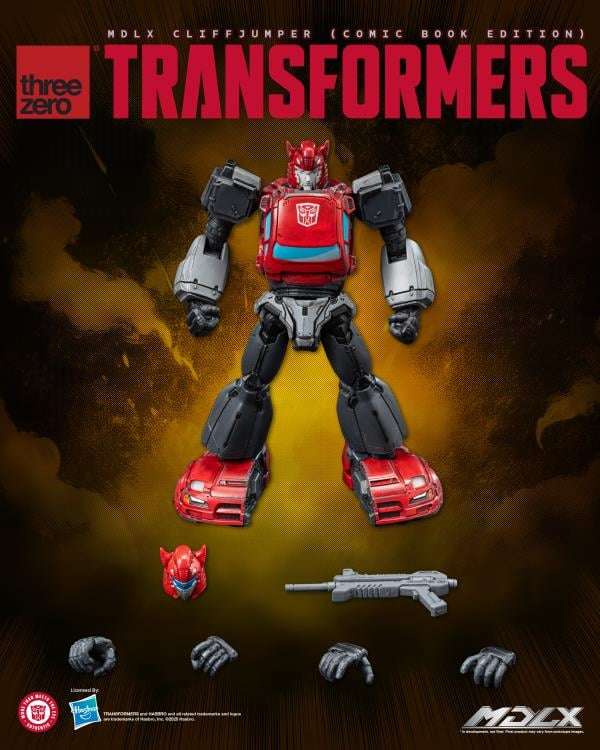 Transformers MDLX Cliffjumper (Comic Book Edition) Actionfigur threea toys/threezero
