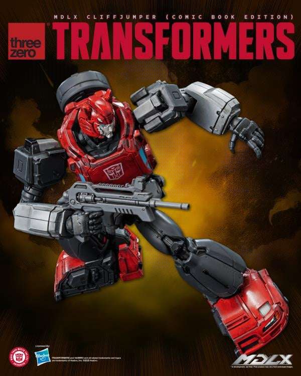 Transformers MDLX Cliffjumper (Comic Book Edition) Actionfigur threea toys/threezero