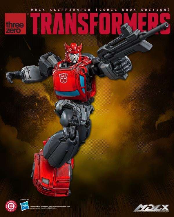 Transformers MDLX Cliffjumper (Comic Book Edition) Actionfigur threea toys/threezero