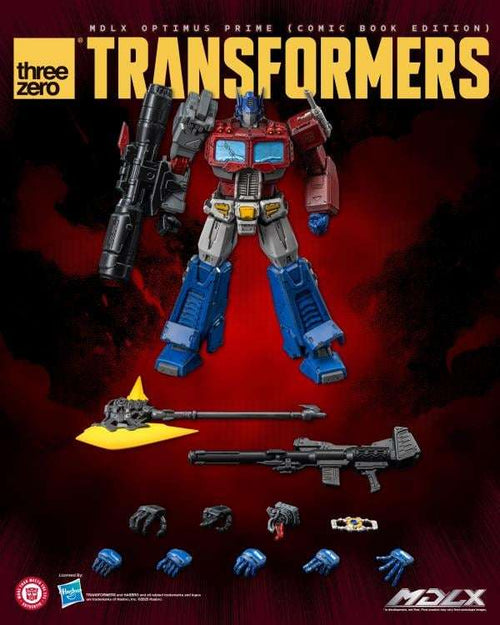 Transformers MDLX Optimus Prime (Comic Book Edition) Action Figure threea toys/threezero