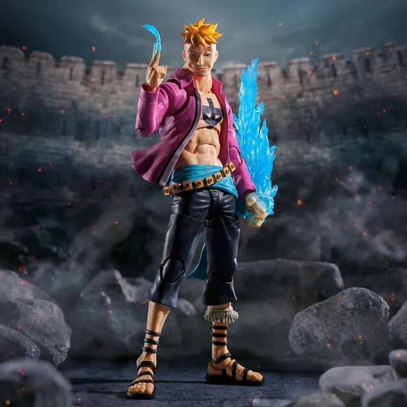 One Piece Marco Marineford S.H.Figuarts – Samlarfigur av hög kvalitet Robotto