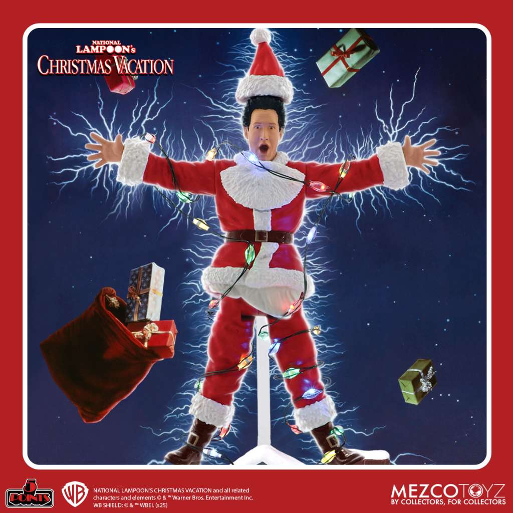 National Lampoon's Christmas Vacation Clark Roof Shock AF - 5 Points mezco toys