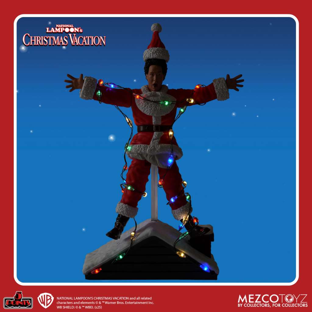 National Lampoon's Christmas Vacation Clark Roof Shock AF - 5 Points mezco toys