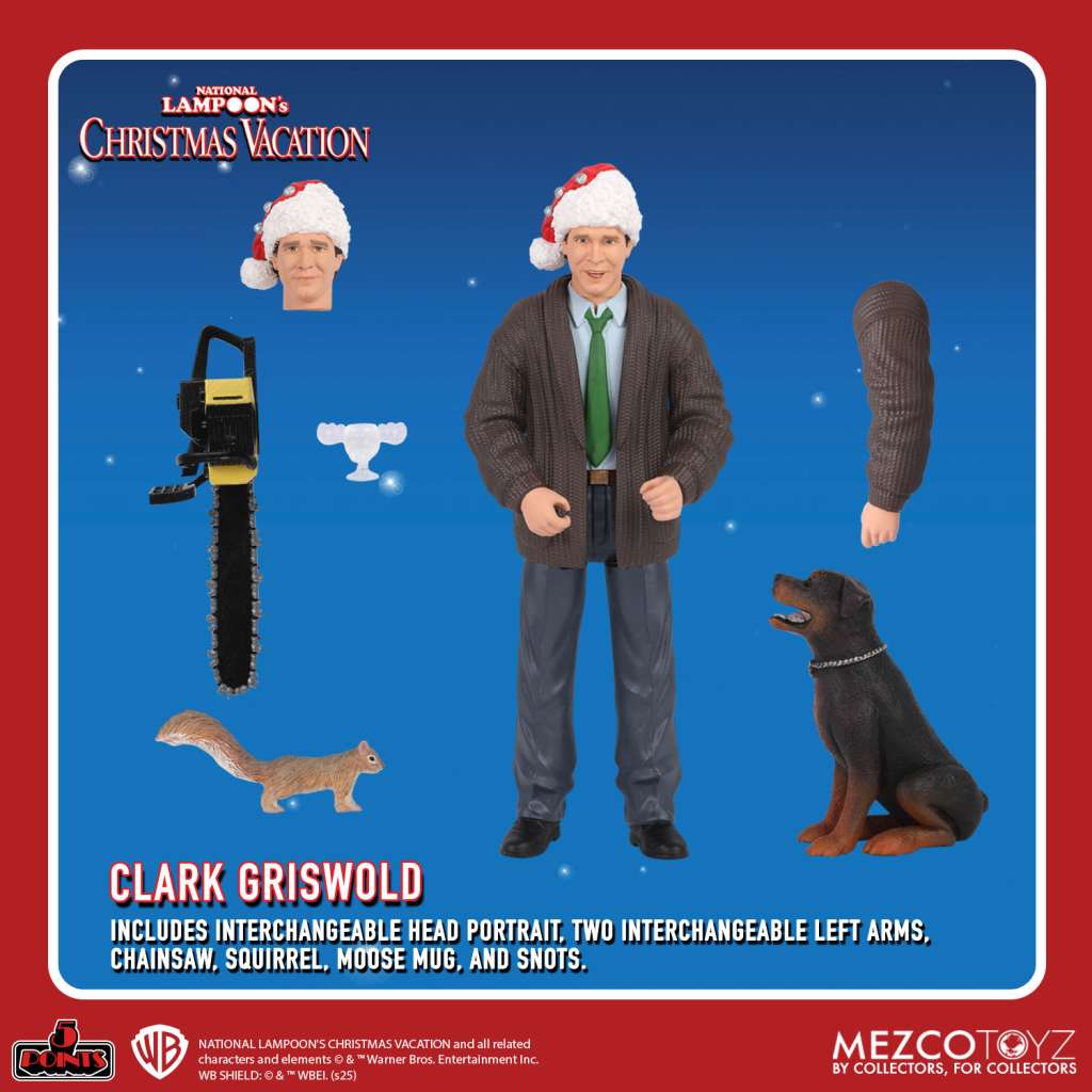 5 Points National Lampoon Christmas Vacation AF Set (2) mezco toys