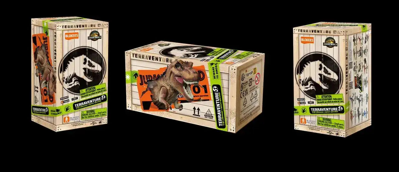 JURASSIC WORLD SURPRISE EGG TERRAVENTURE TS01 BLIND BOX MODEL KIT (12) 2