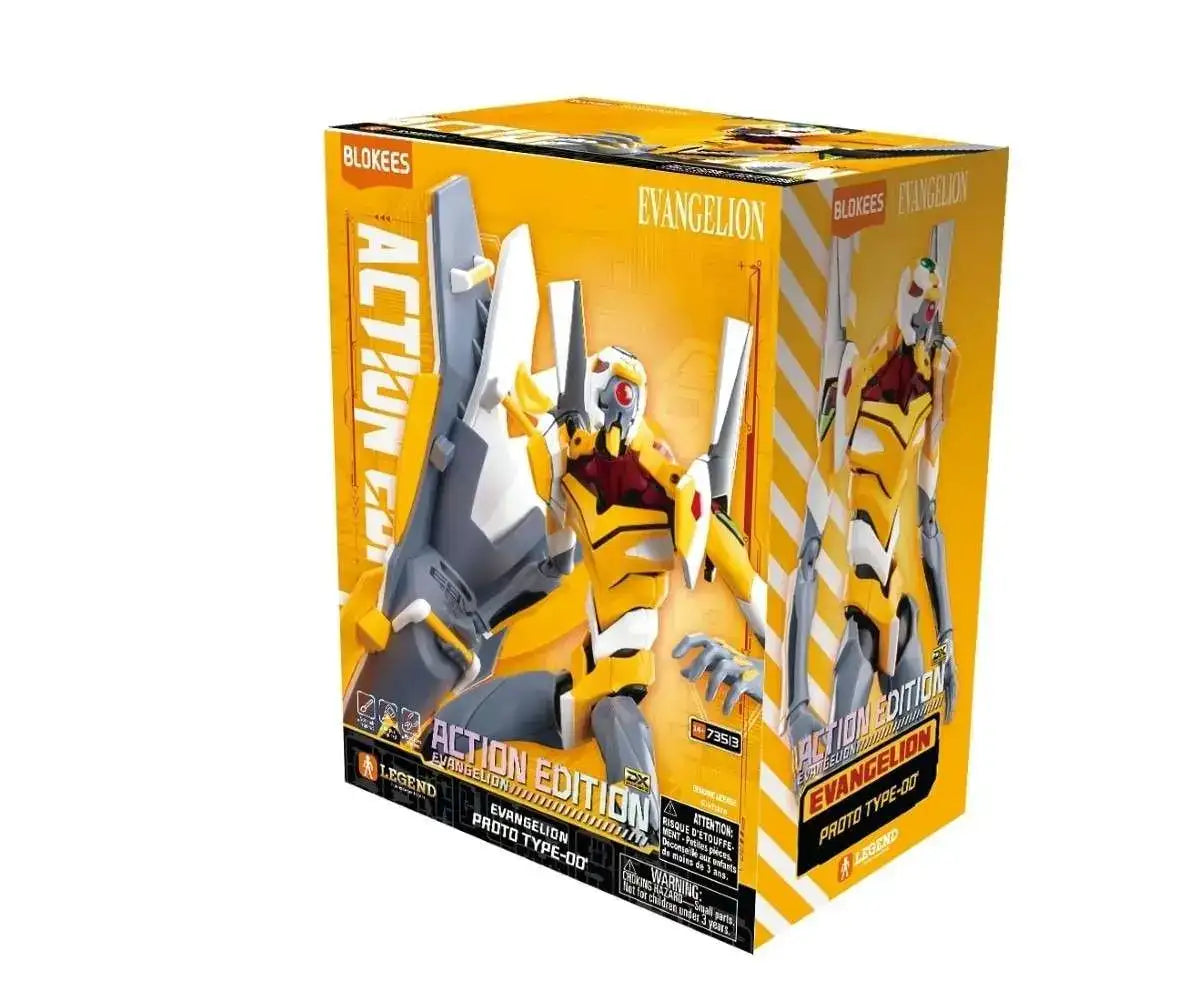 NEON GENESIS EVANGELION PROTO TYPE 00 ACTION ED MODEL KIT 5