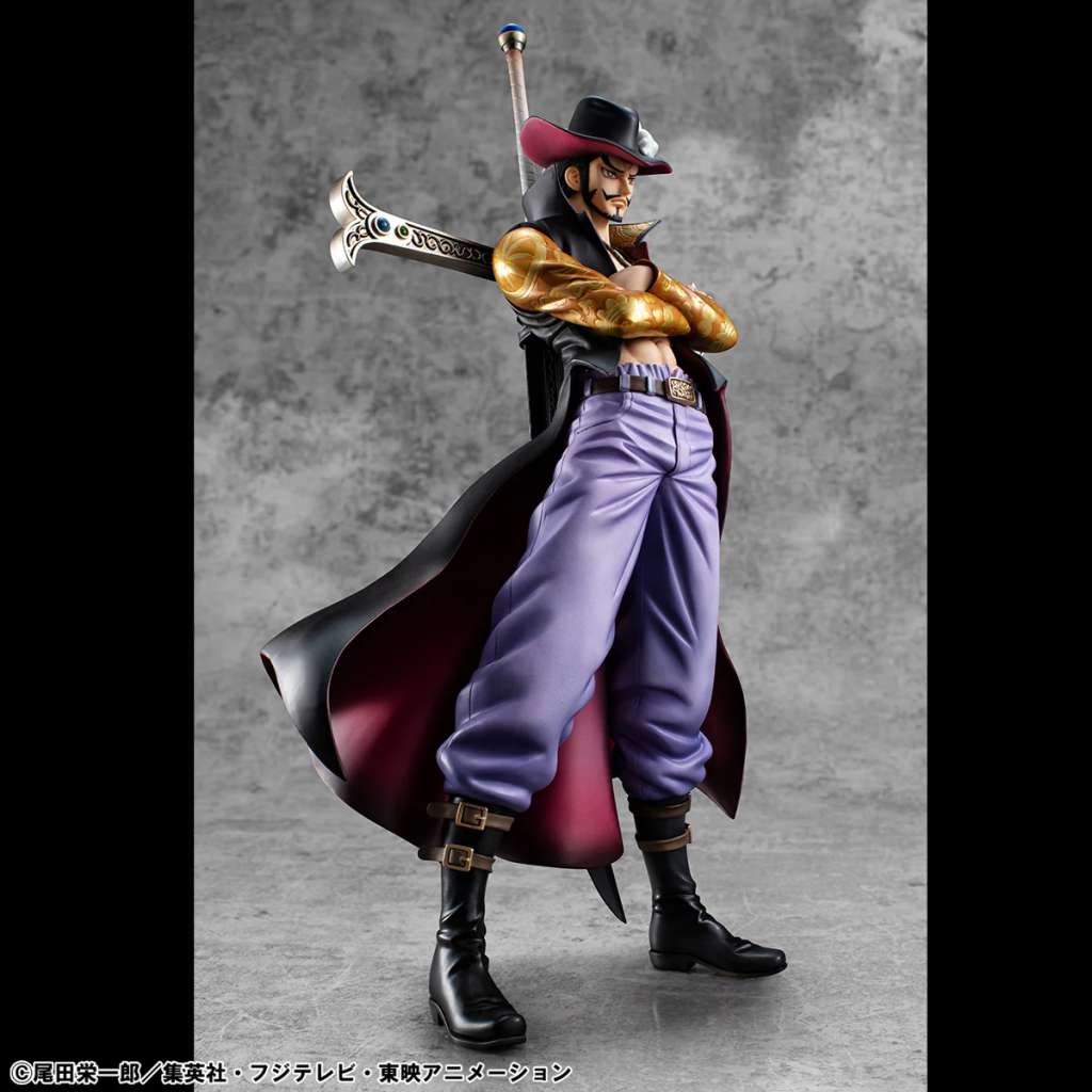 One Piece P.O.P. Limited Hawk Eye Dracule Mihawk Ver.R Statue megahouse